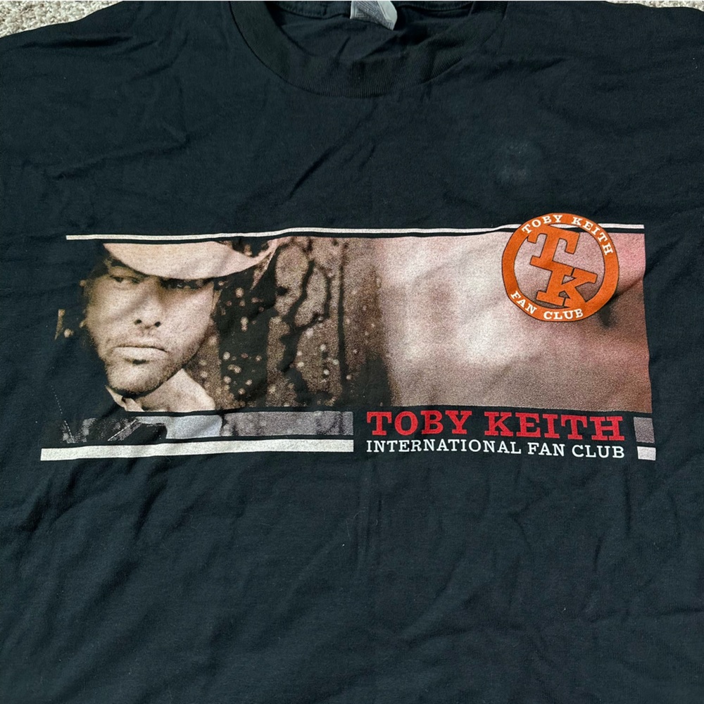 Vintage VTG Toby Keith International Fan Club Shirt Men’s Size XXL 2XL Black - Picture 4 of 8